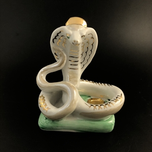 Статуэтка «Змея», Дулёво, фарфор, Россия, 2000-й год 002020 - фото 23350