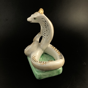 Статуэтка «Змея», Дулёво, фарфор, Россия, 2000-й год 002020 - фото 23351