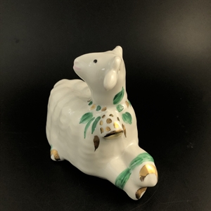 Статуэтка «Коза», Дулёво, фарфор, Россия, 1991 год 002021 - фото 23364