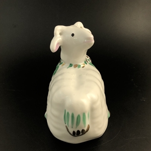 Статуэтка «Коза», Дулёво, фарфор, Россия, 1991 год 002021 - фото 23366