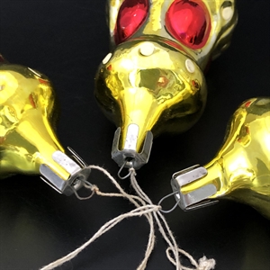 Набор советских ёлочных игрушек «Фонарик», СССР, 1980 гг 002025 - фото 23431