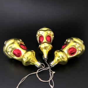 Набор советских ёлочных игрушек «Фонарик», СССР, 1980 гг 002025 - фото 23432