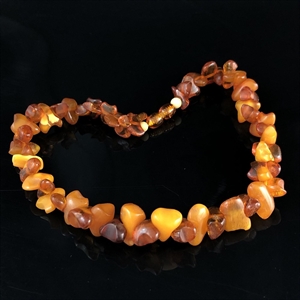Детские фигурные бусы из природного янтаря, 34 см , Калининград, СССР, 1980-е гг. 001803 - фото 2354