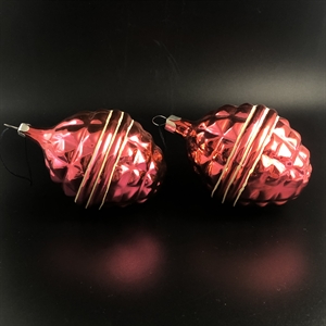 Набор советских ёлочных игрушек «Шишки», СССР, 1980 гг 002043 - фото 23867