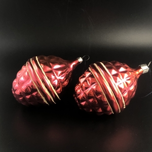 Набор советских ёлочных игрушек «Шишки», СССР, 1980 гг 002043 - фото 23869