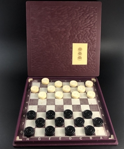 Шашки, СССР, дорожный набор на магнитах, 1980-е гг. 002045 - фото 23930