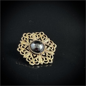 Винтажная чешская брошь «Цветочек», 1970-е гг. 002064