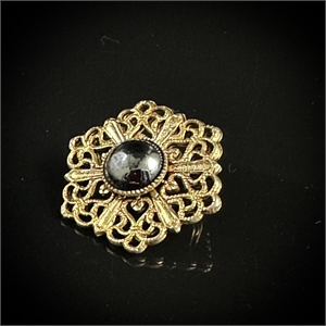 Винтажная чешская брошь «Цветочек», 1970-е гг. 002064