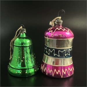 Набор советских ёлочных игрушек «Колокольчик», СССР, 1950-60 гг 002066