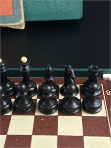 Шахматы, дорожный набор на магнитах,  СССР, 1980-е гг. 002069