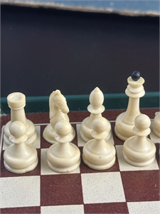 Шахматы, дорожный набор на магнитах,  СССР, 1980-е гг. 002069