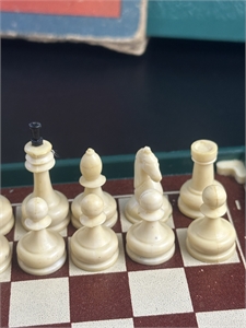 Шахматы, дорожный набор на магнитах,  СССР, 1980-е гг. 002069