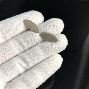 Запонки из цельных кусков янтаря, СССР, 1970-1980-е гг. 001751 - фото 4519