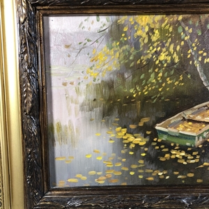 Золото осени. Дроздов Андрей Юрьевич. Холст, масло, Россия, 2006 г. 000283 - фото 4558