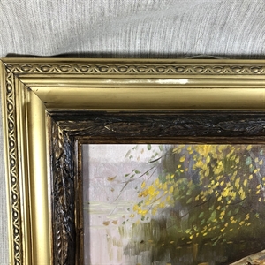 Золото осени. Дроздов Андрей Юрьевич. Холст, масло, Россия, 2006 г. 000283 - фото 4563