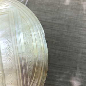 Икона на раковине (перламутр), «Тайная вечеря», Палестина, XIX век 000027 - фото 4624