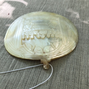 Икона на раковине (перламутр), «Тайная вечеря», Палестина, XIX век 000027 - фото 4631