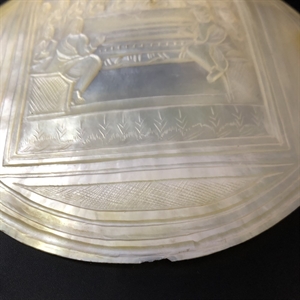 Икона на раковине (перламутр), «Тайная вечеря», Палестина, XIX век 000027 - фото 4639