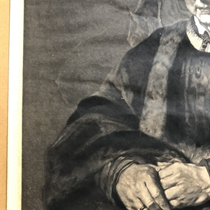 Антикварный эстамп "Жена Рембрандта", Лондон, 1777 г. 000117 - фото 592