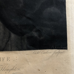 Антикварный эстамп "Жена Рембрандта", Лондон, 1777 г. 000117 - фото 594