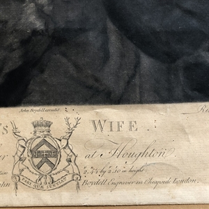 Антикварный эстамп "Жена Рембрандта", Лондон, 1777 г. 000117 - фото 597