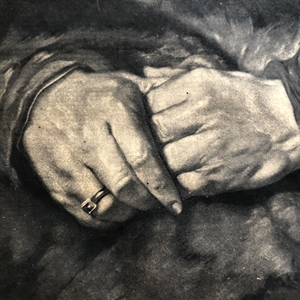 Антикварный эстамп "Жена Рембрандта", Лондон, 1777 г. 000117 - фото 598