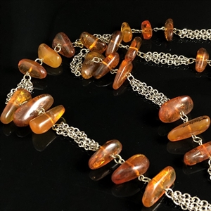 Колье из природного балтийского янтаря, СССР, 1980-е гг. 001243 - фото 6602