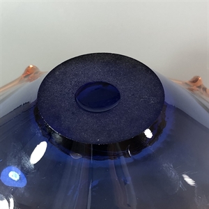 Конфетница «Волна», гутное стекло, СССР, 1970-е гг. 001565 - фото 6754