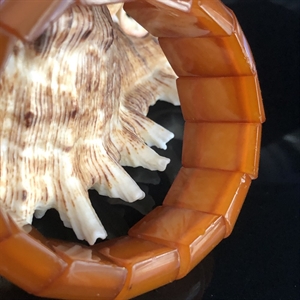 Браслет из прессованного Балтийского янтаря , Калининград, СССР, 1980-е гг. 001267 - фото 762