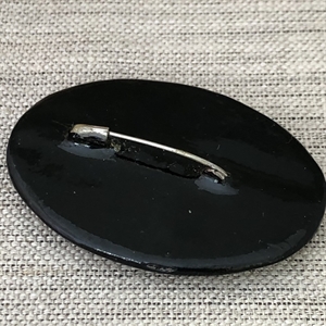 Лаковая брошь-миниатюра «Рябинушка», Мстёра, СССР, 1980-90 гг. 001338 - фото 7697