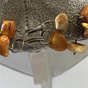 Ожерелье из природного балтийского янтаря, СССР, 1960-е гг. 000717 - фото 9083