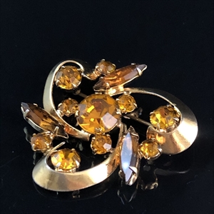 Брошь «Завиток», ЧССР, 1980-е гг. 001467 - фото 954