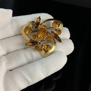 Брошь «Завиток», ЧССР, 1980-е гг. 001467 - фото 959