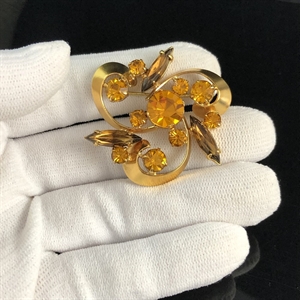 Брошь «Завиток», ЧССР, 1980-е гг. 001608 - фото 965